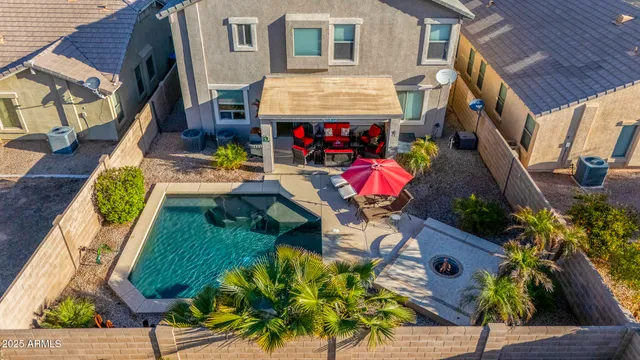 a view of outdoor sitting area