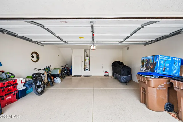 a view of a storage in a room