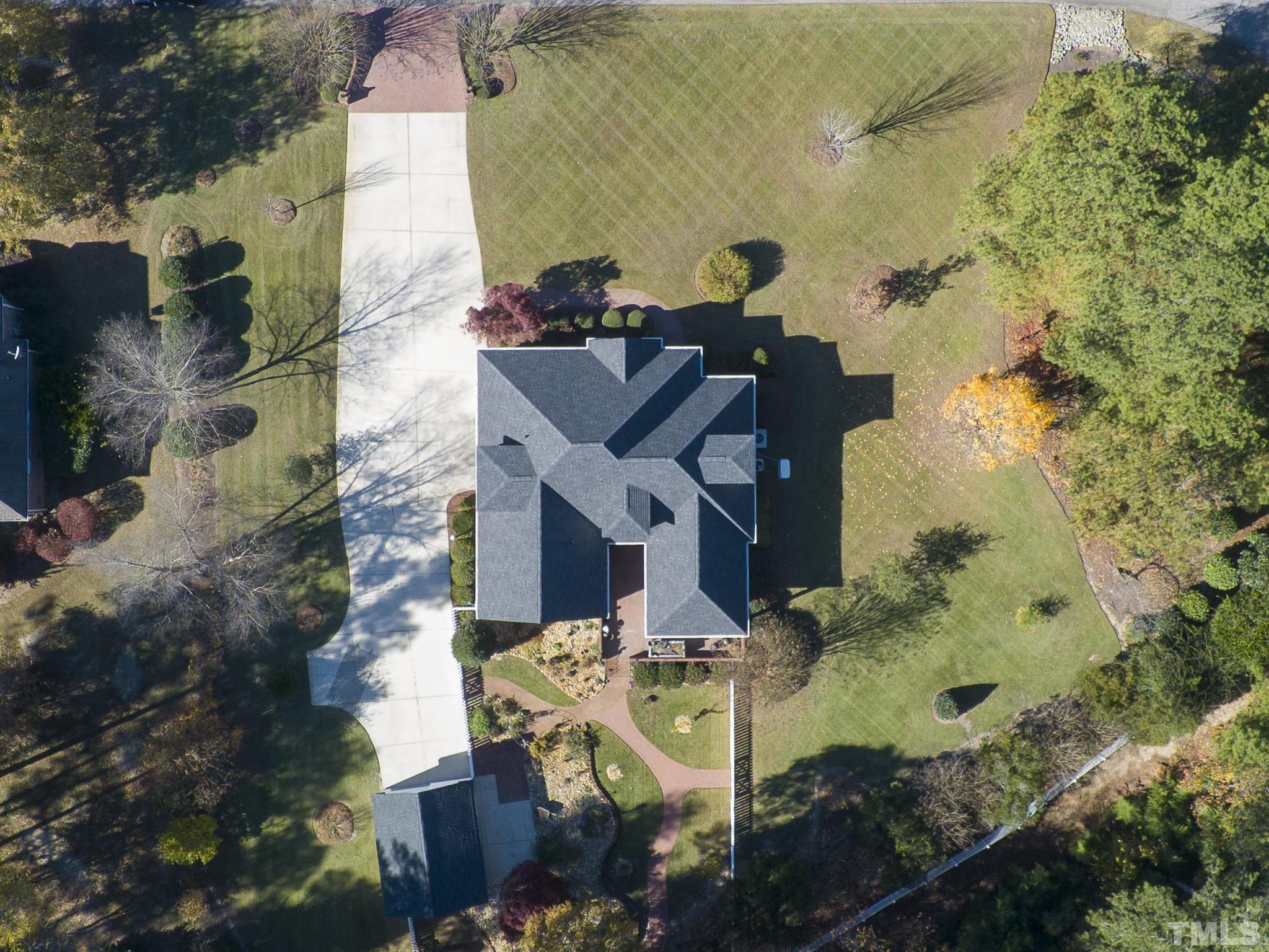 726 Pope Lake Road Angier, NC 27501 - Photo 6 of 29 an aerial view of a house with a yard