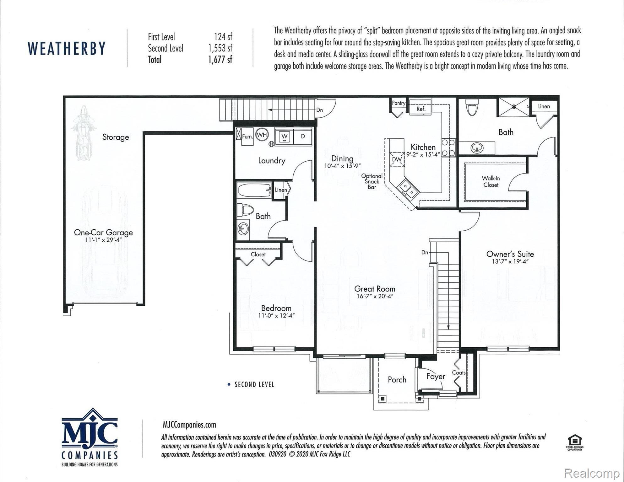 9884 Ridge Run Street, Unit 40 Howell, MI 48855 - Photo 3 of 3 Weatherby Floor Plan.jpg