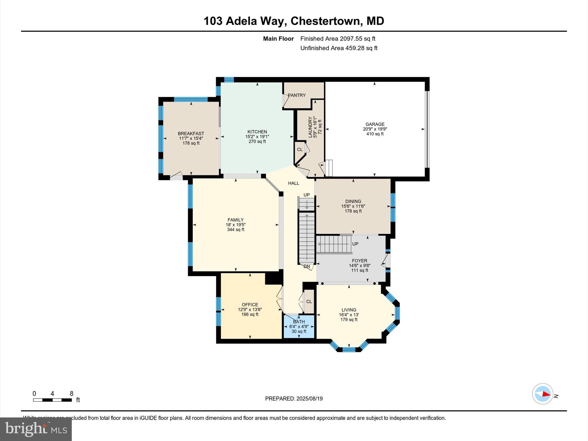 103 Adela Way Chestertown, MD 21620 - Photo 36 of 90 Main Floor Room Dimensions