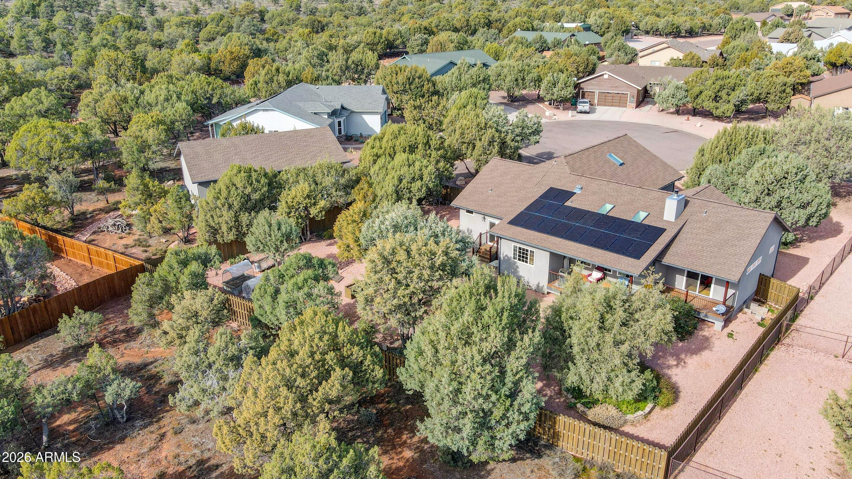1703 West Dillon Way Payson, AZ 85541 - Photo 54 of 56 an aerial view of house with yard