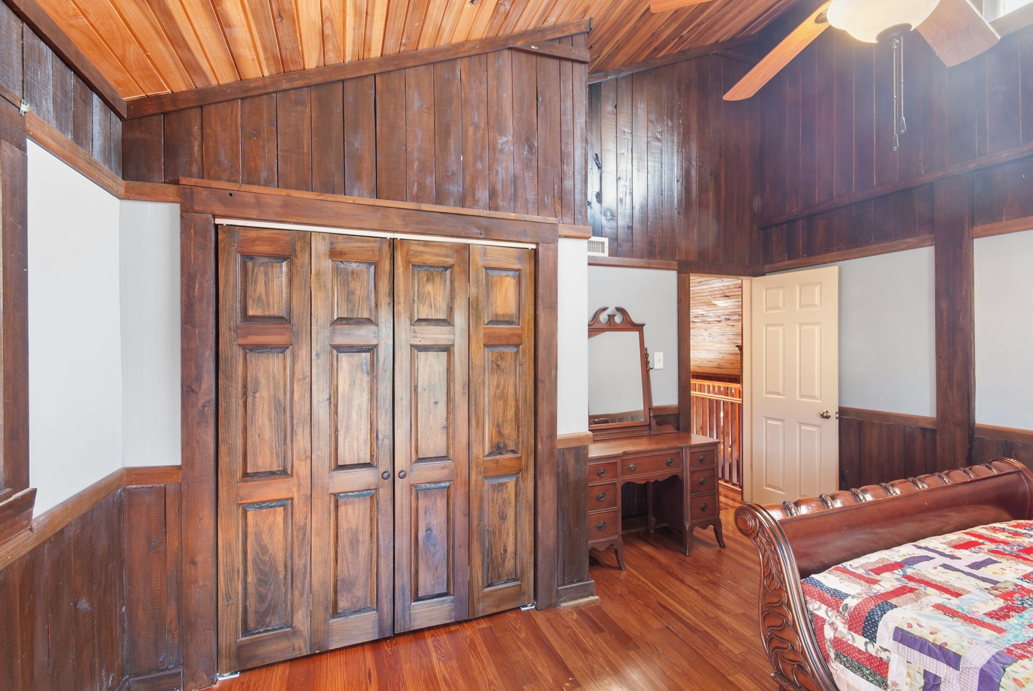 1927 Fowler Hollow Road Lynnville, TN 38472 - Photo 27 of 77 a view of a balcony with furniture and wooden floor