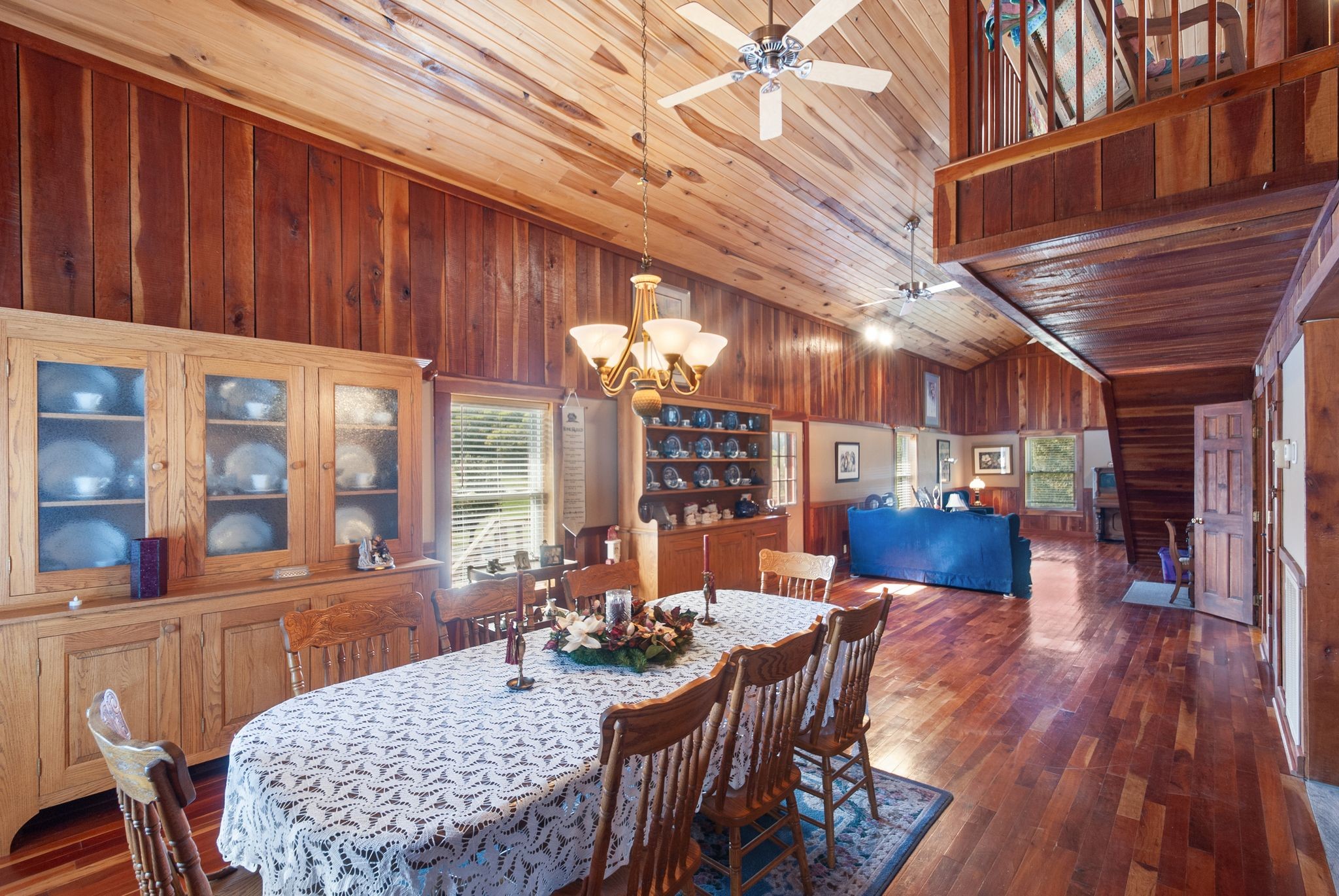 1927 Fowler Hollow Road Lynnville, TN 38472 - Photo 6 of 77 a view of a dining room with furniture window and wooden floor