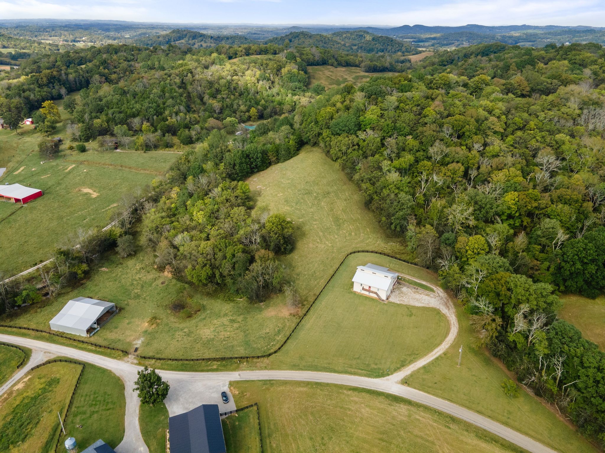 1927 Fowler Hollow Road Lynnville, TN 38472 - Photo 67 of 77 an aerial view of a residential houses with outdoor space
