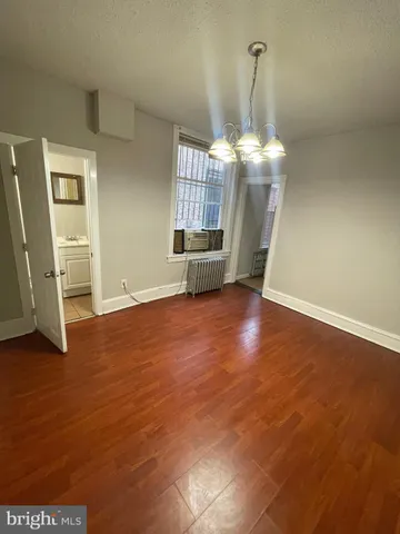 en empty room with windows