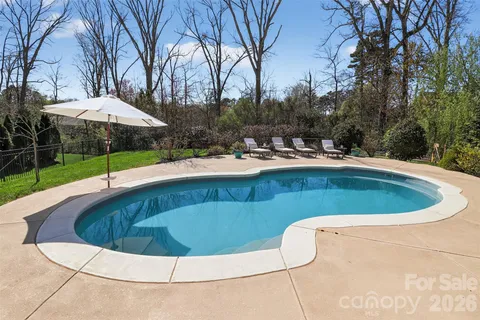 a view of outdoor space yard swimming pool and patio