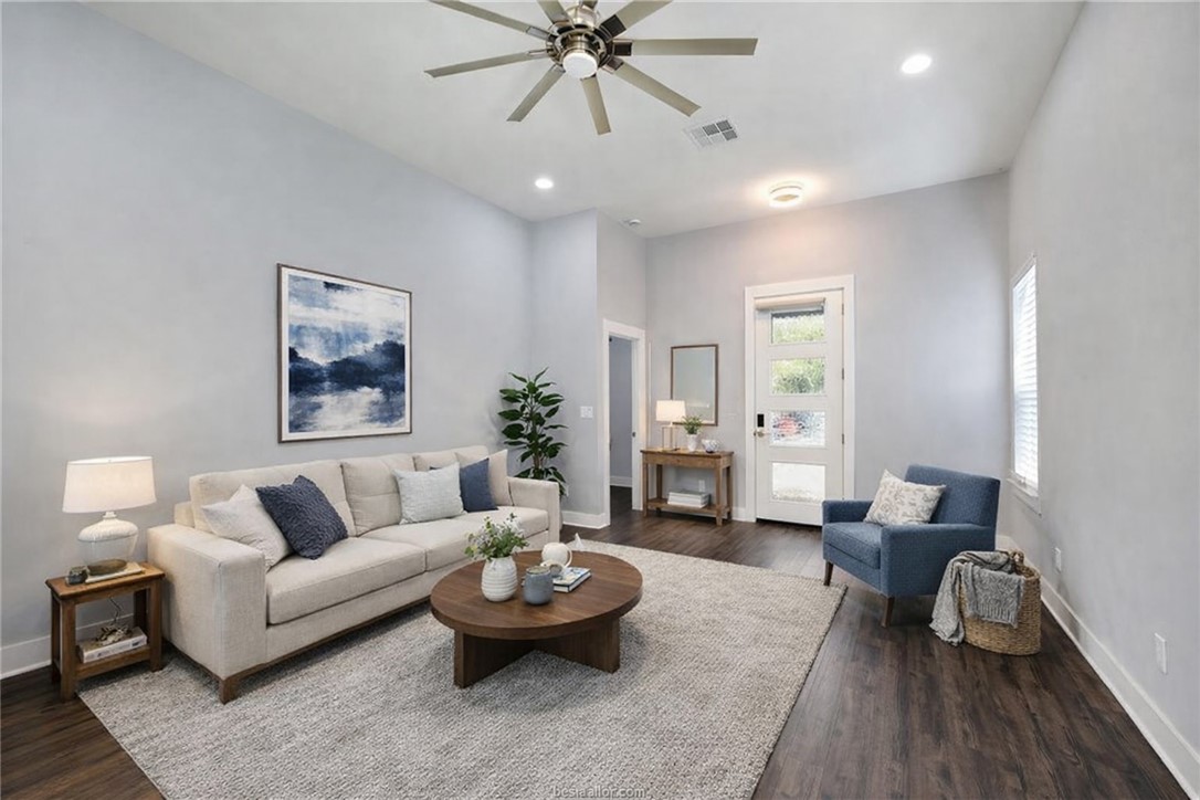 507 Walnut Street Bryan, TX 77803 - Photo 7 of 23 a living room with furniture and a large window