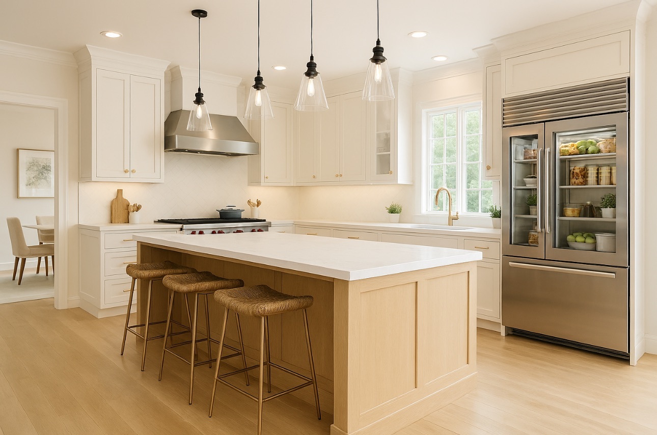 250 South Sheridan Road Lake Forest, IL 60045 - Photo 10 of 30 a kitchen with stainless steel appliances granite countertop a sink a stove and a refrigerator