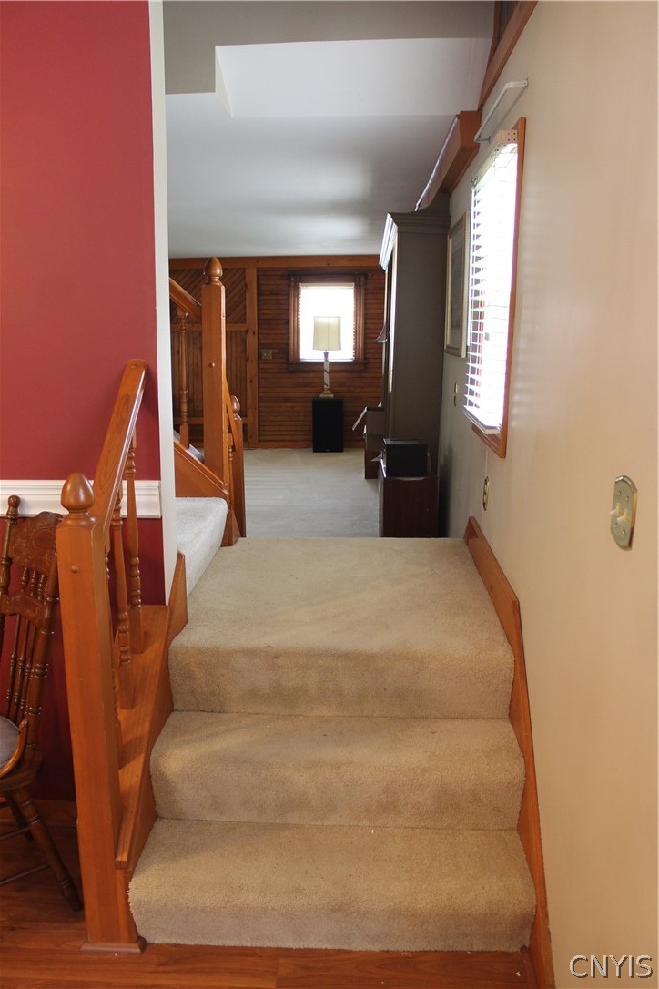 1845 Whiting Road Van Buren, NY 13112 - Photo 26 of 50 Stairs from the dinning room.
