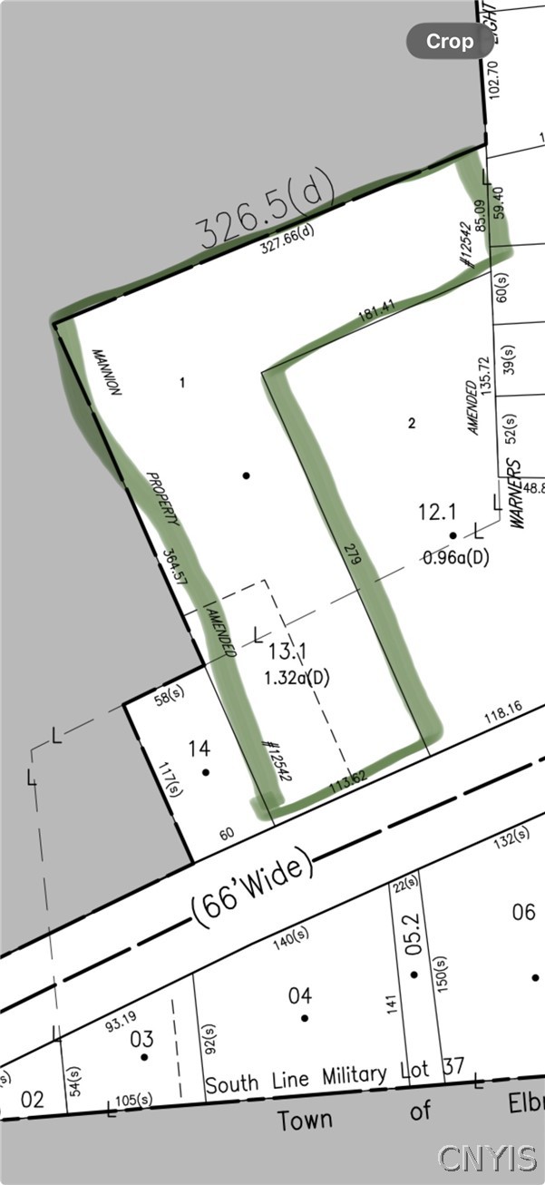 1845 Whiting Road Van Buren, NY 13112 - Photo 49 of 50 The lot outlined in green