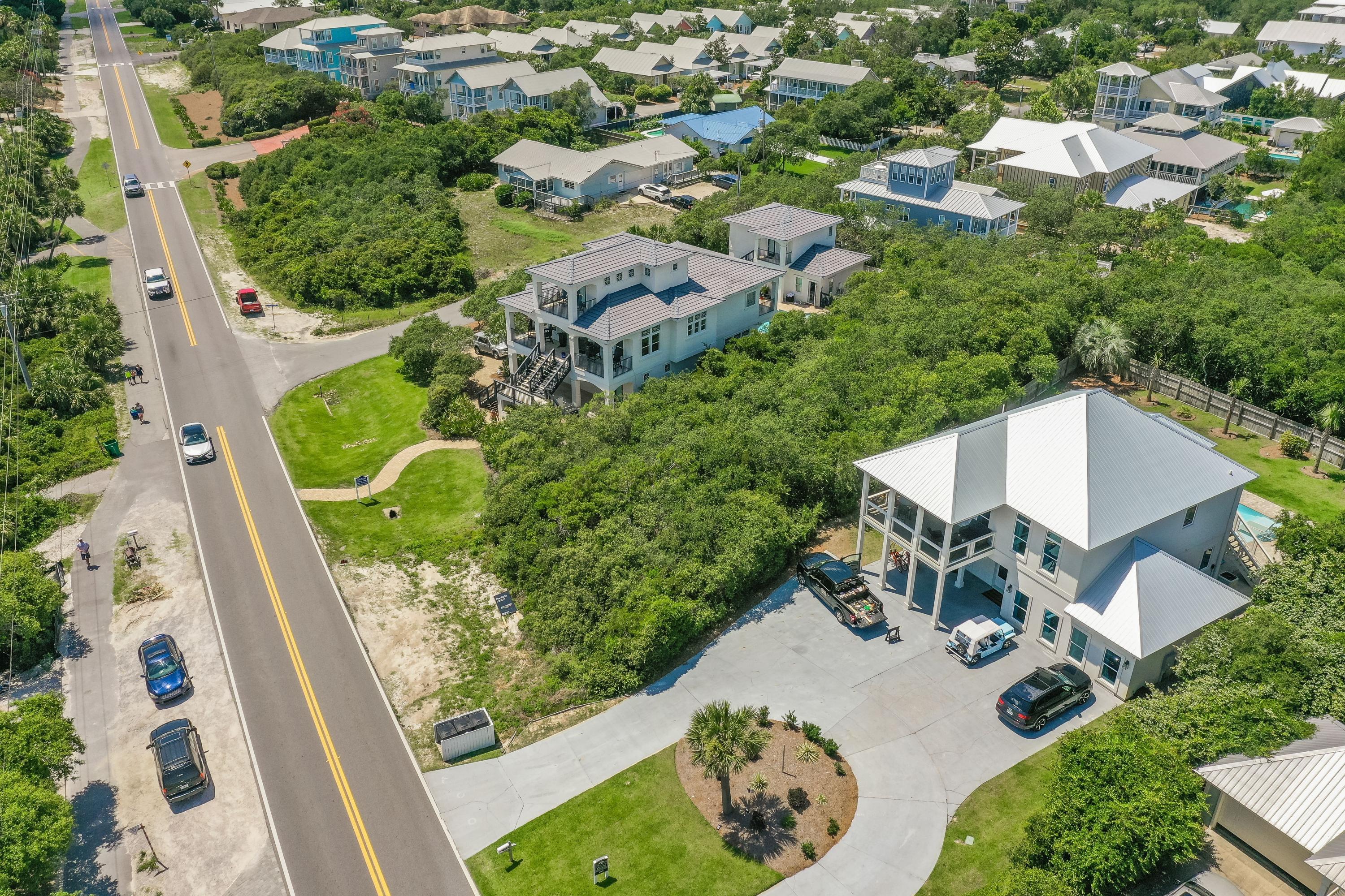 Lot #3 Co Highway Inlet Beach, FL 32461 - Photo 4 of 8 an aerial view of a house with a garden