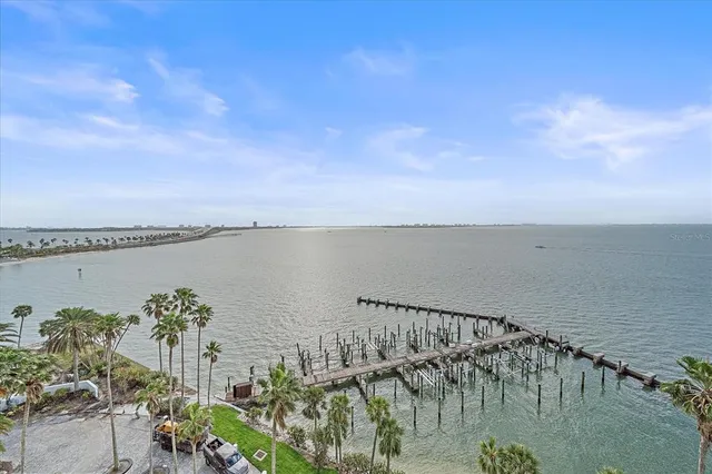 a view of a lake and a mountain