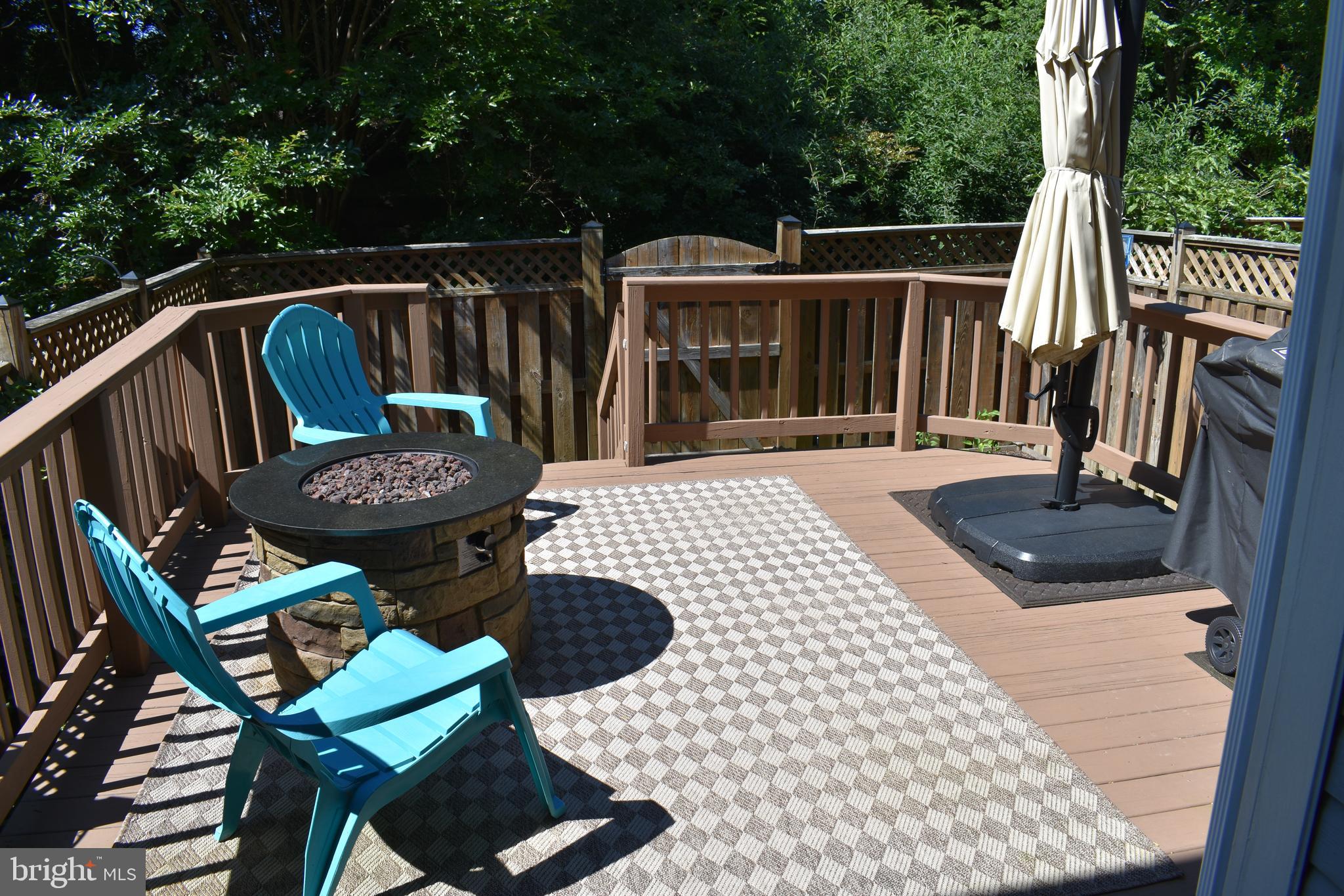 3616 Ransom Place Alexandria, VA 22306 - Photo 13 of 22 Nice size deck backs to greenery