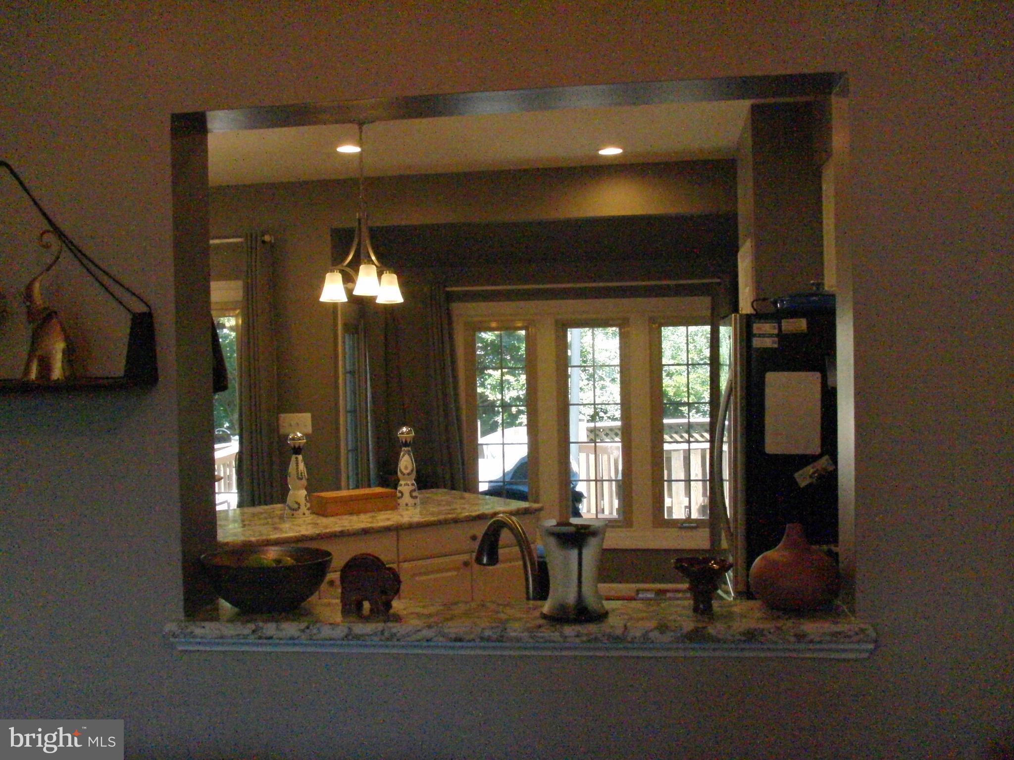 3616 Ransom Place Alexandria, VA 22306 - Photo 9 of 22 View through service window - dining room to kitch