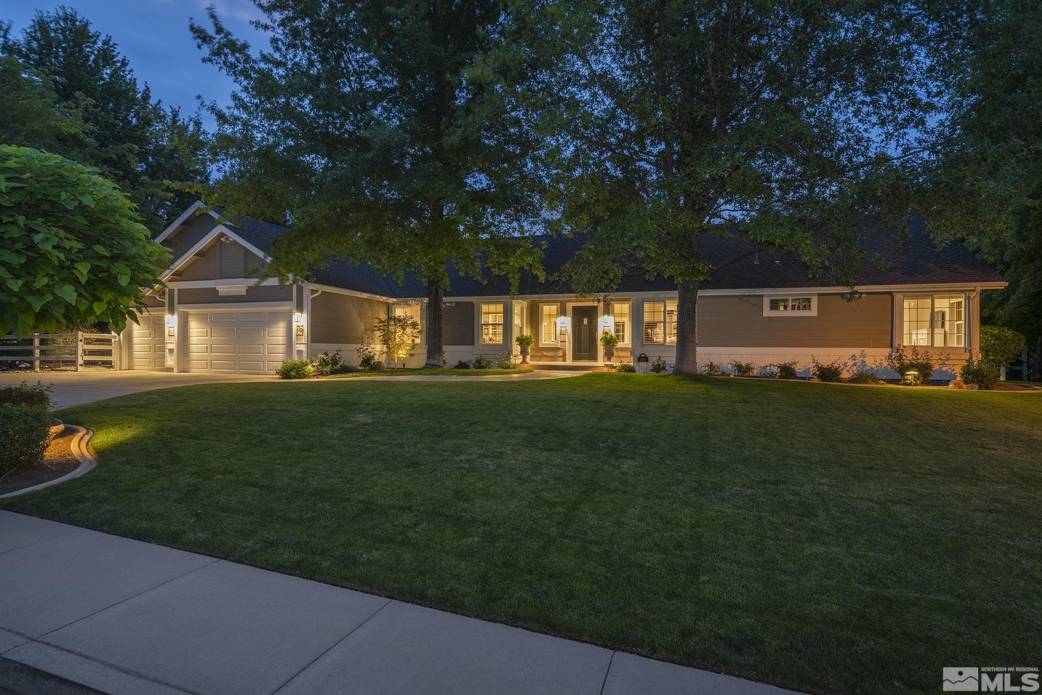 1101 Ivy Court Reno, NV 89511 - Photo 1 of 1 a front view of a house with a garden