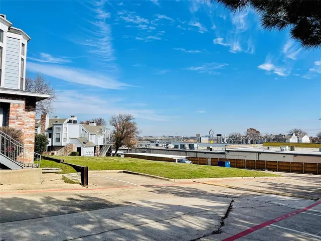 a view of a lake with houses