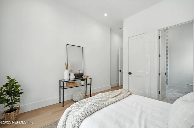 a view of outdoor space with a table and chairs