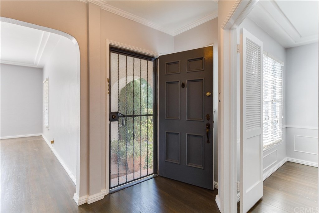 1763 Stearns Drive Los Angeles, CA 90035 - Photo 7 of 33 a view of front door with wooden floor