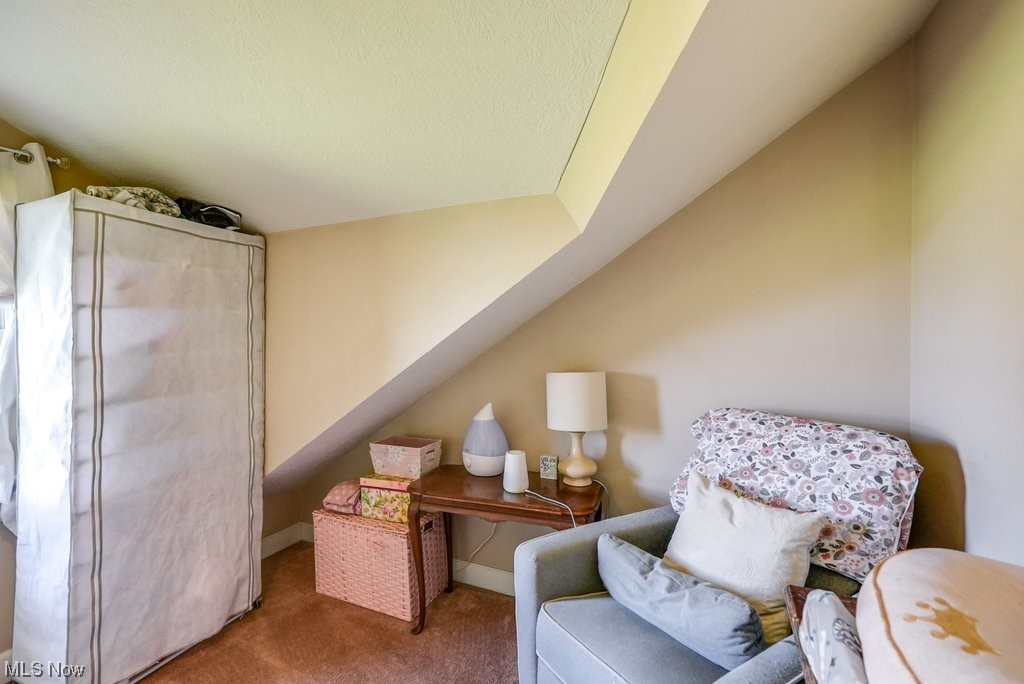 3417 Lake Rockwell Road Ravenna, OH 44266 - Photo 21 of 35 bedroom with a textured ceiling and dark carpet