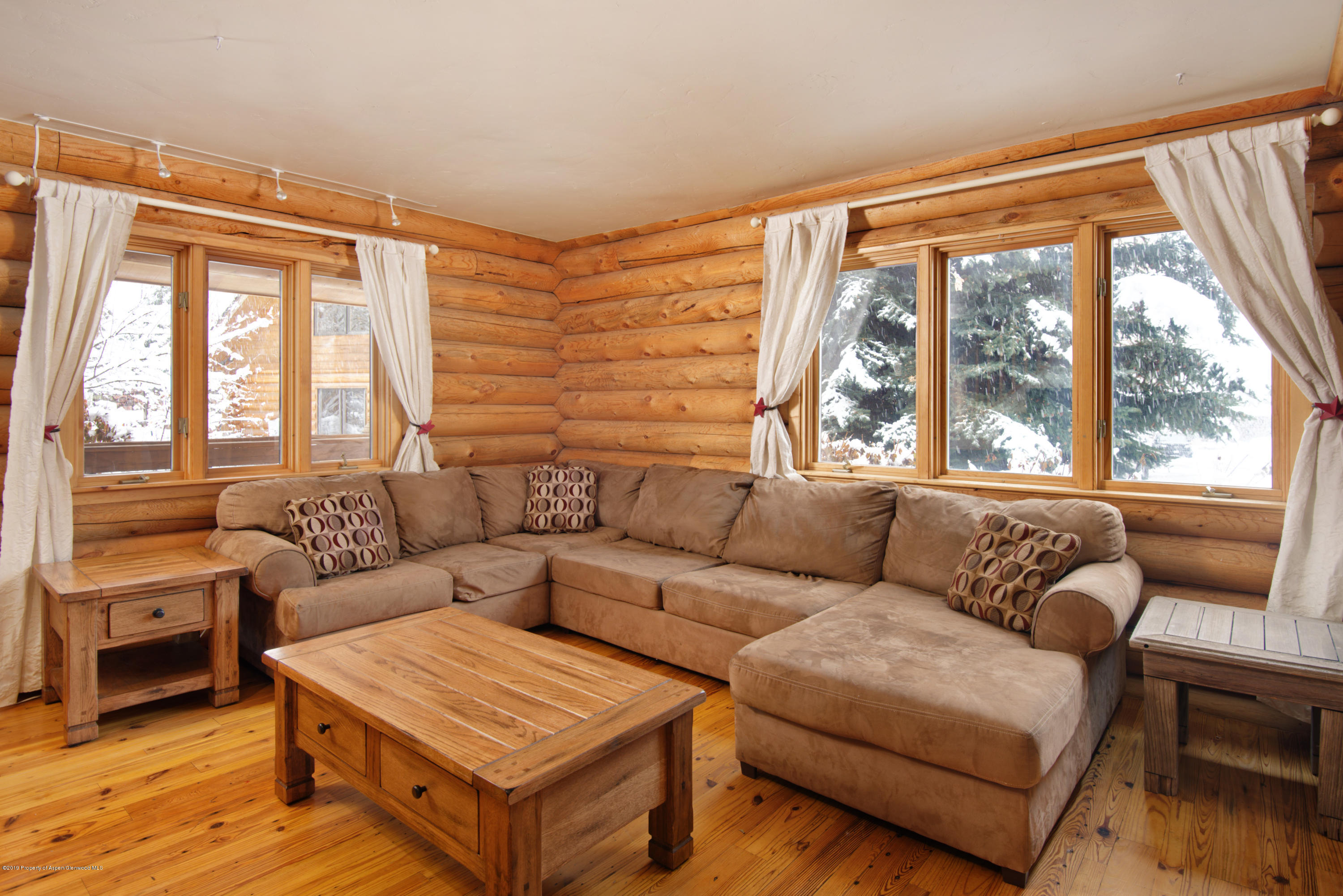 175 Village Court Basalt, CO 81621 - Photo 3 of 25 a living room with furniture and a large window