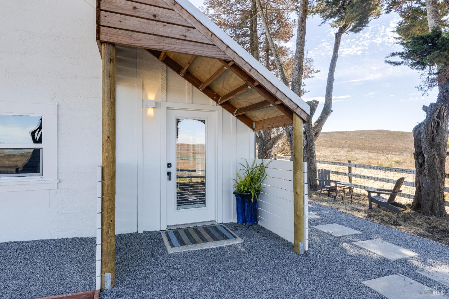 3150 Pepper Road Petaluma, CA 94952 - Photo 45 of 85 Exterior Junior ADU door with new weather proof covering.