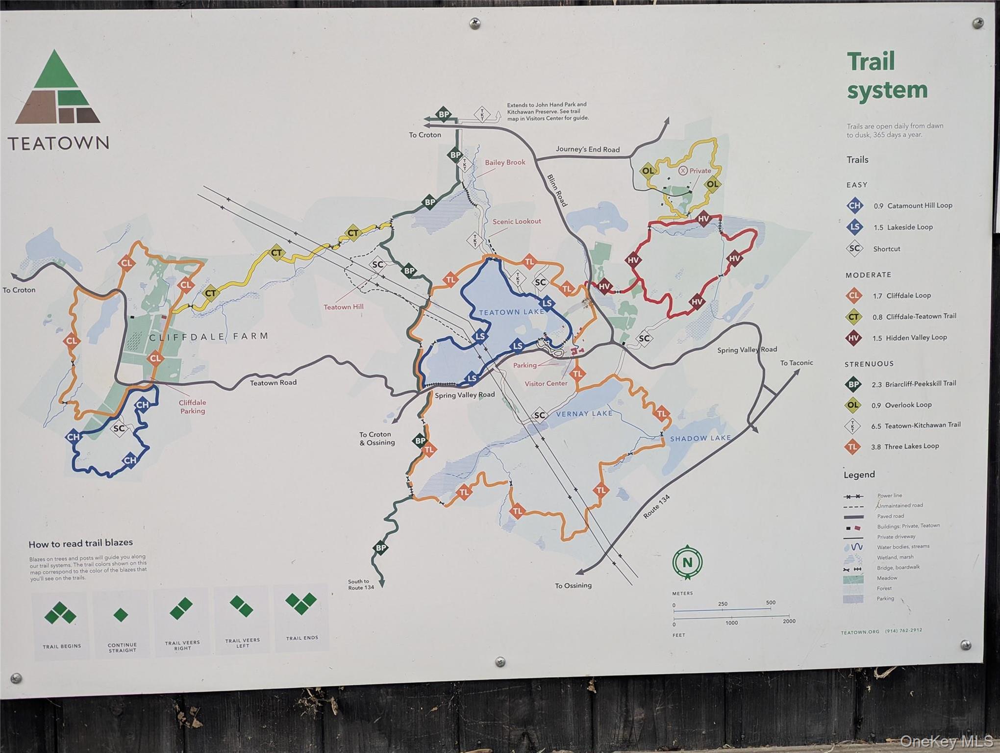14 Glendale Road Ossining, NY 10562 - Photo 9 of 18 Teatown Lake Reservation Map .. Non - Profit Nature Preserve and Education Center .. 1600 Spring Valley Rd Ossining NY 10562 .. 1,000 Acres and 15 Miles of Hiking Trails.