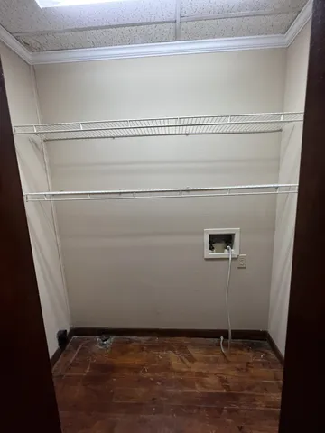 a view of a closet
