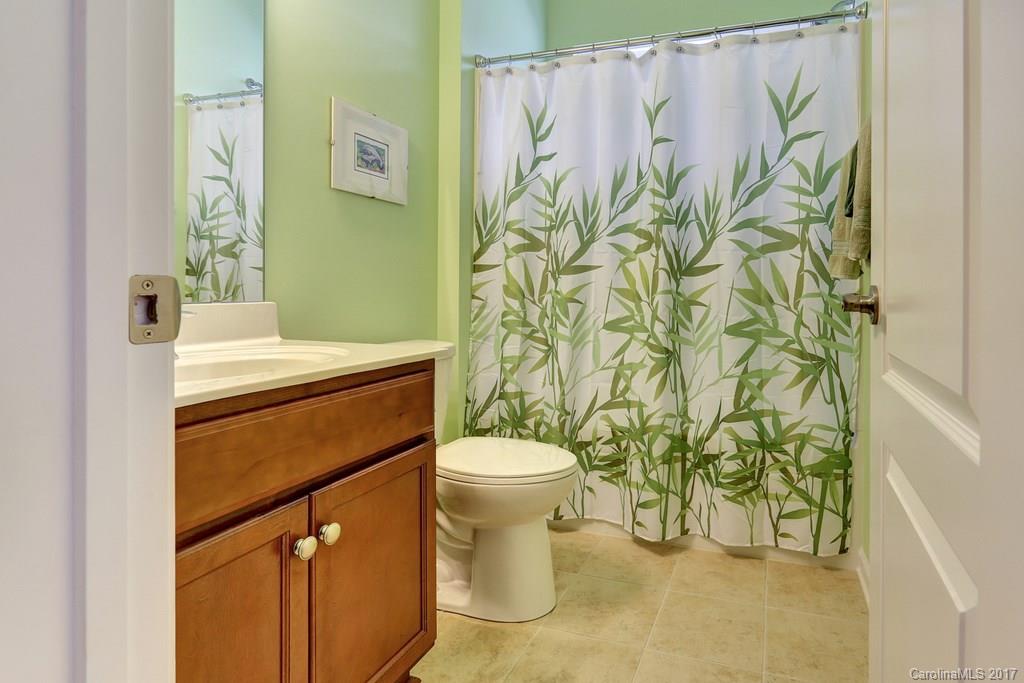 4135 Perth Road, Unit 374 Indian Land, SC 29707 - Photo 5 of 24 a bathroom with a sink a toilet and a shower curtain