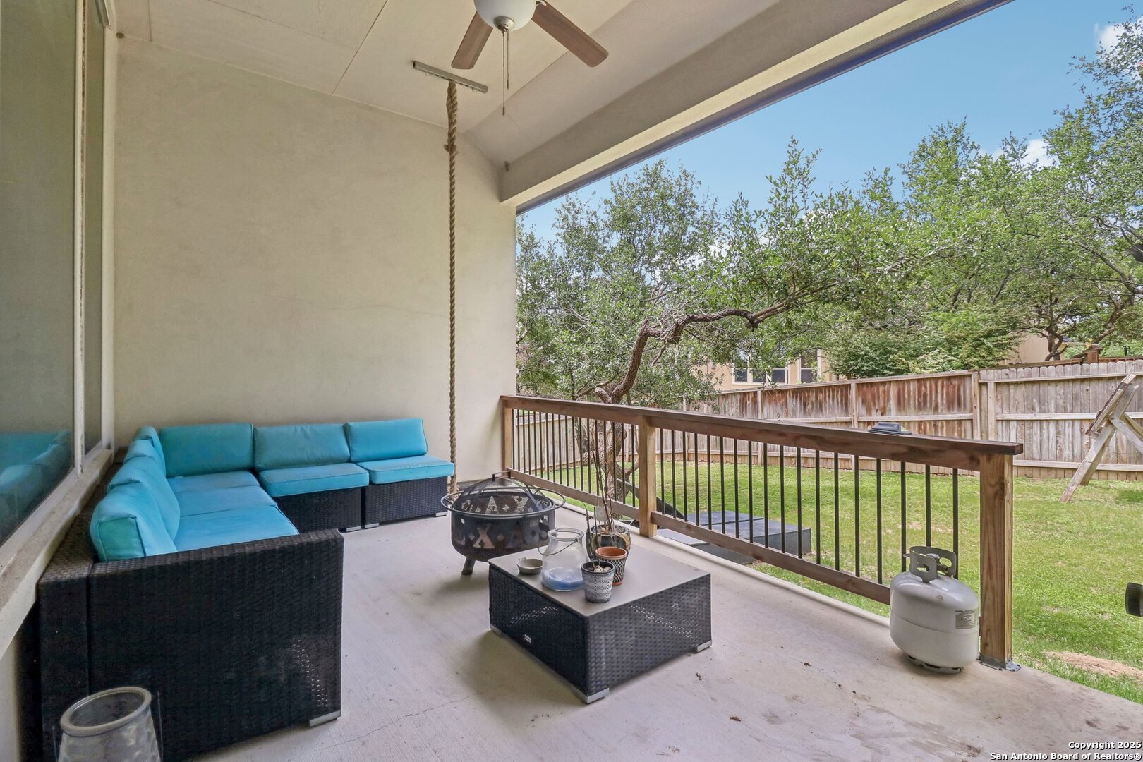 28115 Baldacci Vista Boerne, TX 78015 - Photo 15 of 18 a living room with furniture and a flat screen tv