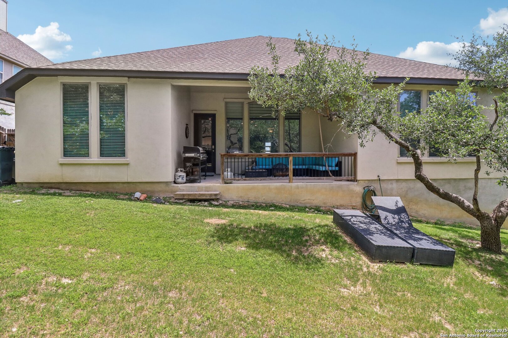28115 Baldacci Vista Boerne, TX 78015 - Photo 17 of 18 a view of a house with backyard and sitting area