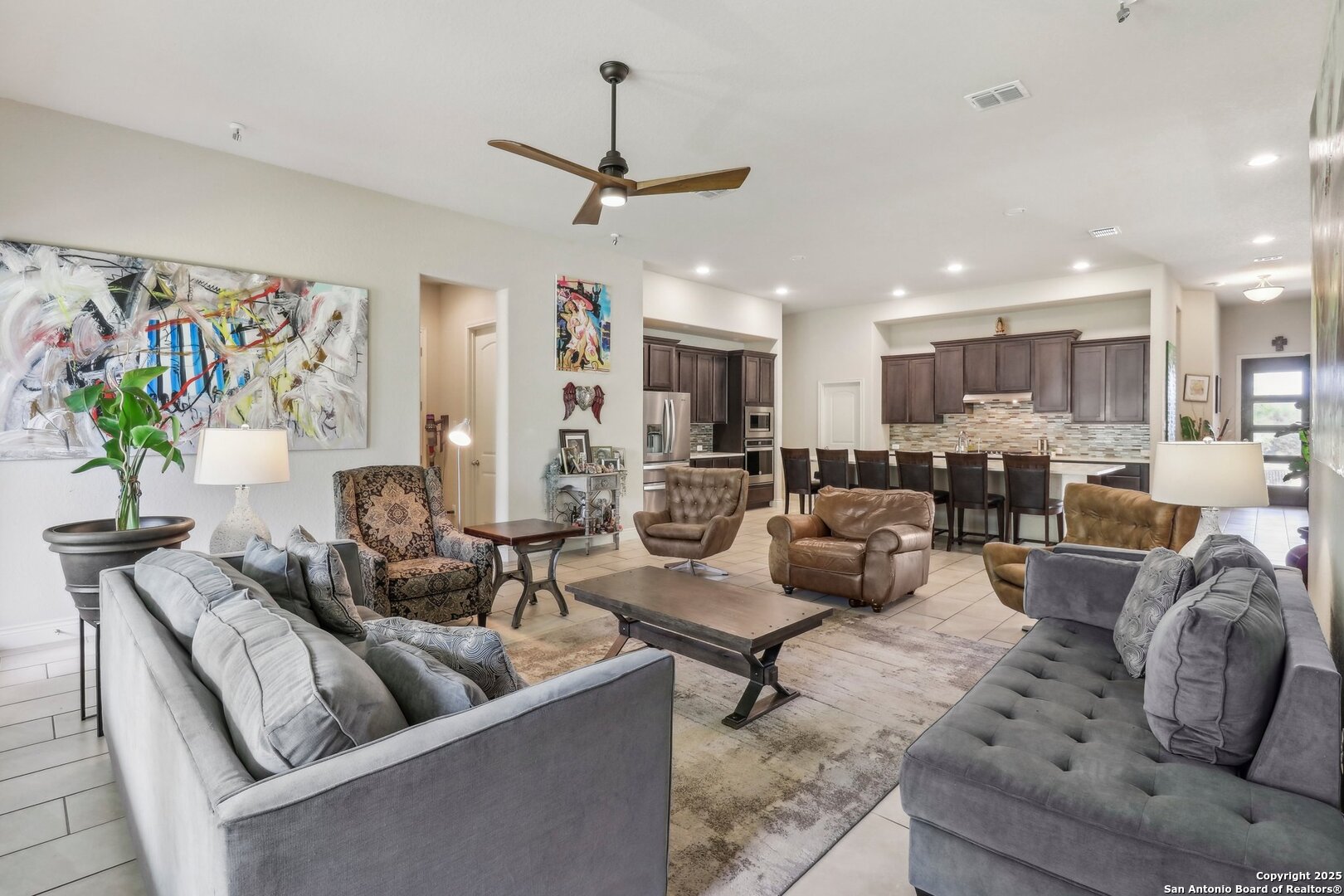 28115 Baldacci Vista Boerne, TX 78015 - Photo 3 of 18 a living room with furniture kitchen area and a couch