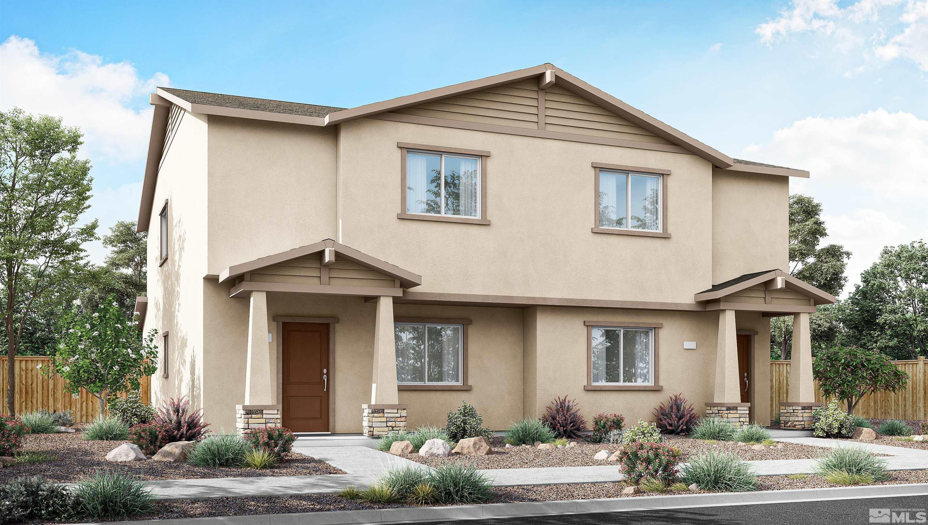 1621 Switchback Street, Unit LOT #25 Reno, NV 89523 - Photo 1 of 19 a front view of a house with a yard and garage