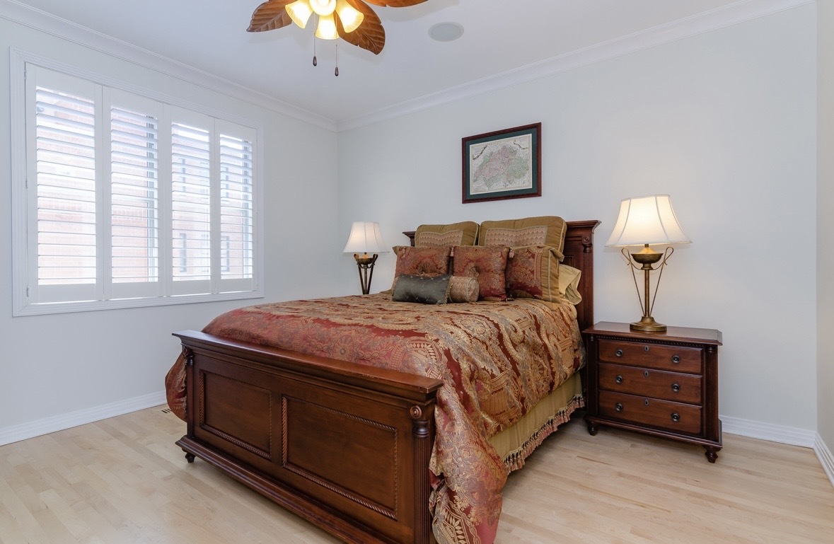 1125 West Monroe Street Chicago, IL 60607 - Photo 26 of 49 a bedroom with a bed and a chandelier