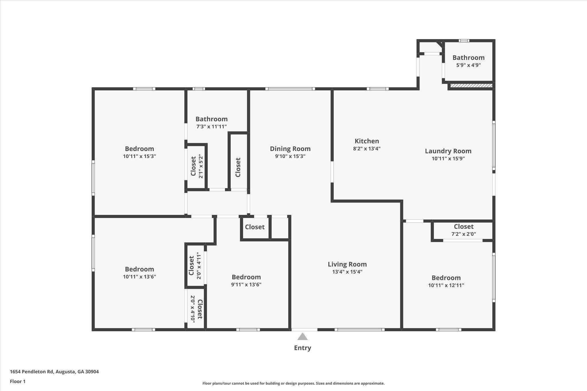 1654 Pendleton Road Augusta, GA 30904 - Photo 31 of 32 01-Floor-1