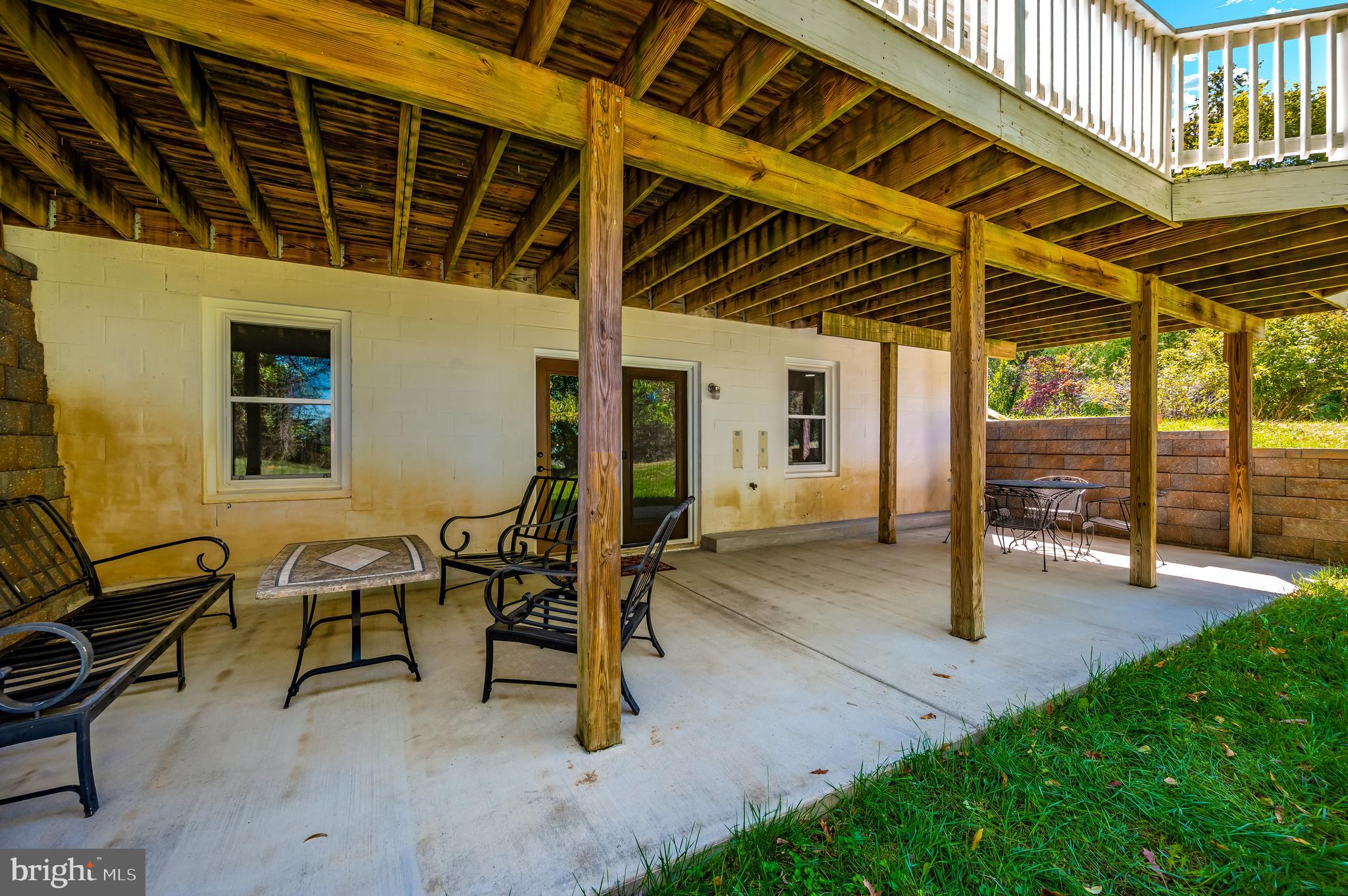 7530 Mountain Laurel Road Boonsboro, MD 21713 - Photo 46 of 63 Back Patio Under Deck