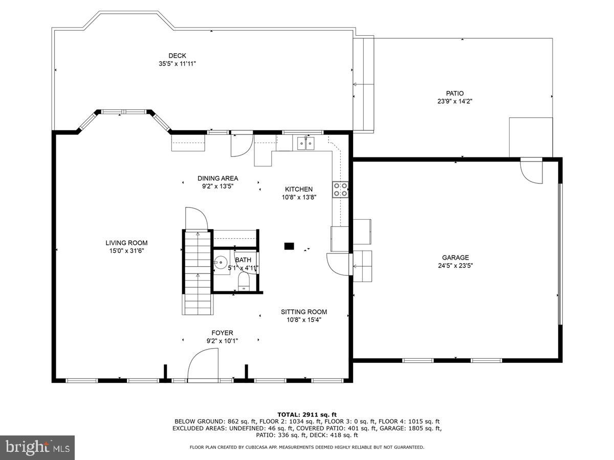 7530 Mountain Laurel Road Boonsboro, MD 21713 - Photo 60 of 63 Main Level Floorplan