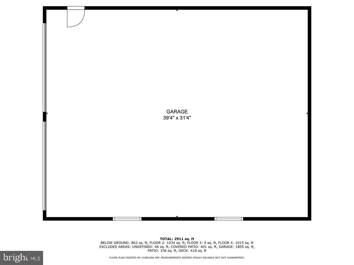 7530 Mountain Laurel Road Boonsboro, MD 21713 - Photo 63 of 63 Detached Garage Floorplan
