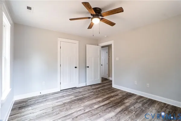 wooden floor in an empty room
