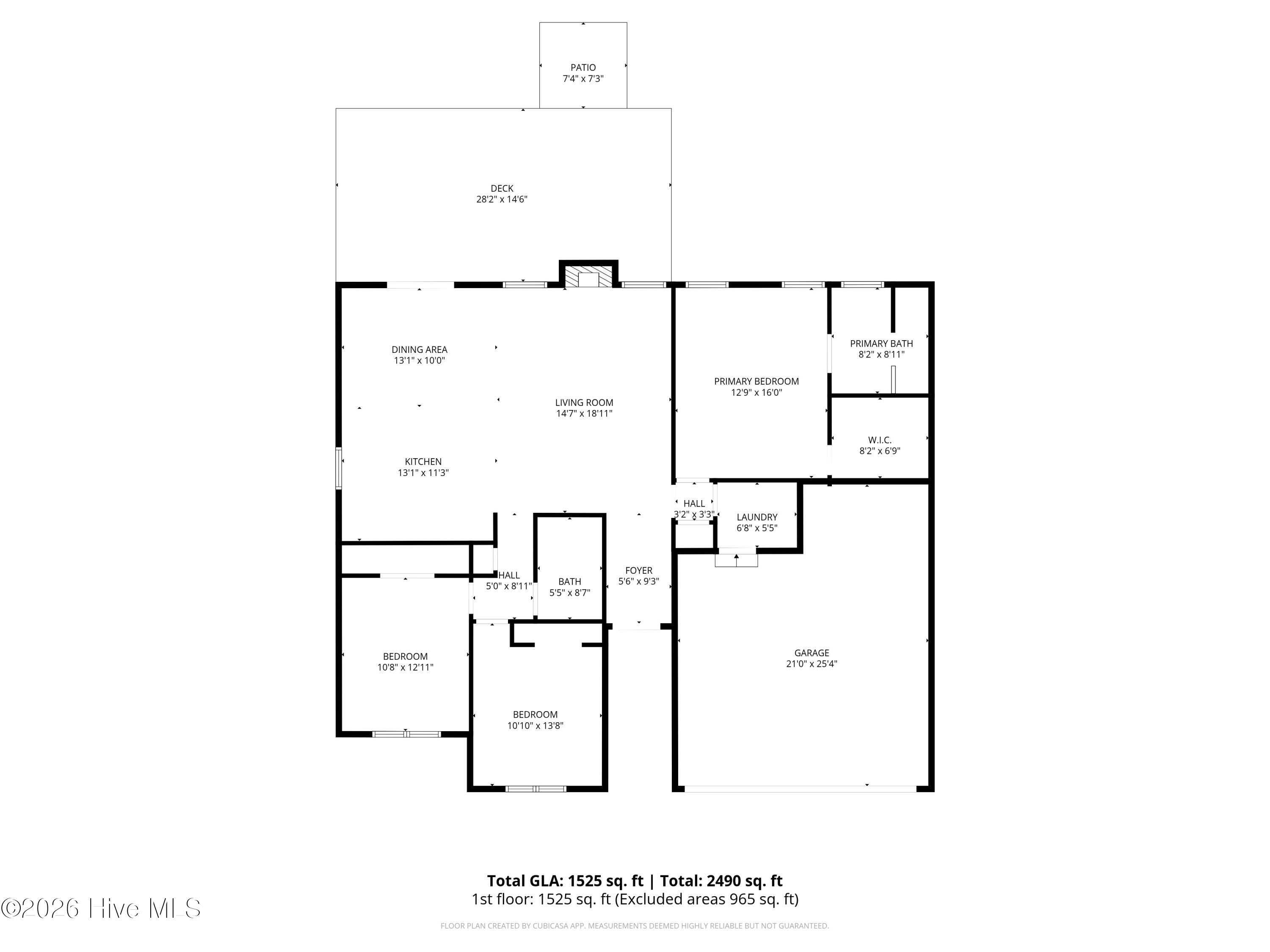 203 Brice Court Hubert, NC 28539 - Photo 50 of 50 1-Floorplan_1