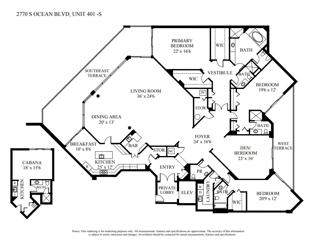 2770 South Ocean Boulevard, Unit 401S Palm Beach, FL 33480 - Photo 39 of 40 unknown