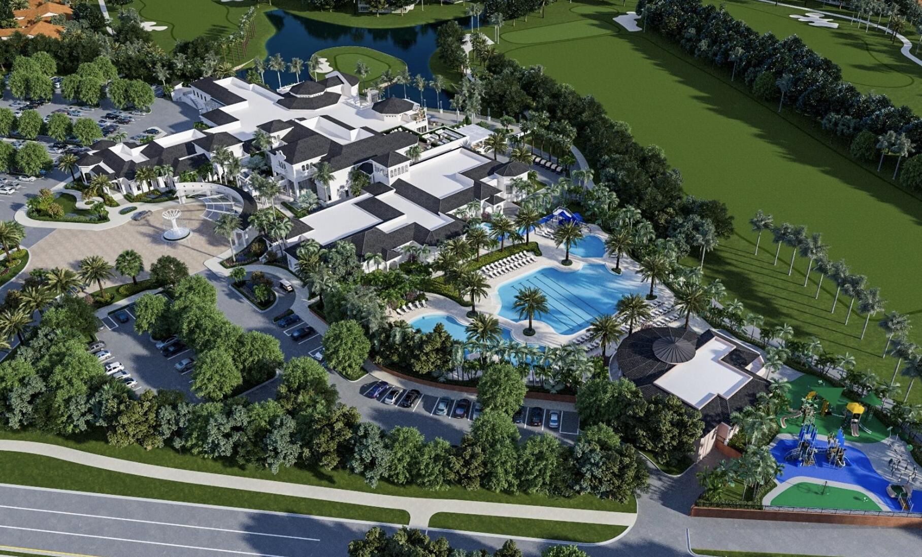 2555 Northwest 59th Street Boca Raton, FL 33496 - Photo 20 of 33 an aerial view of house with yard