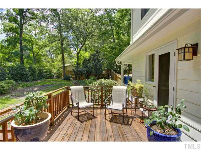 2700 Old Sugar Road Durham, NC 27707 - Photo 21 of 25 View of the deck - there is a lower deck with hot tub. Patio/Deck