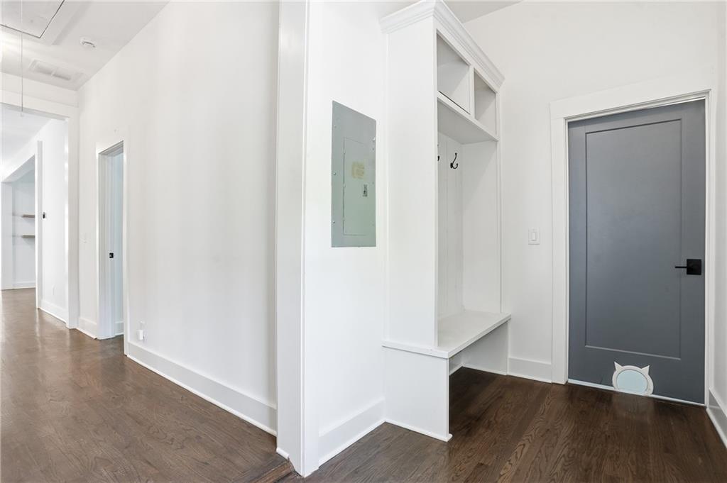 1025 Oak Street Southwest Atlanta, GA 30310 - Photo 23 of 30 a view of a hallway with wooden floor