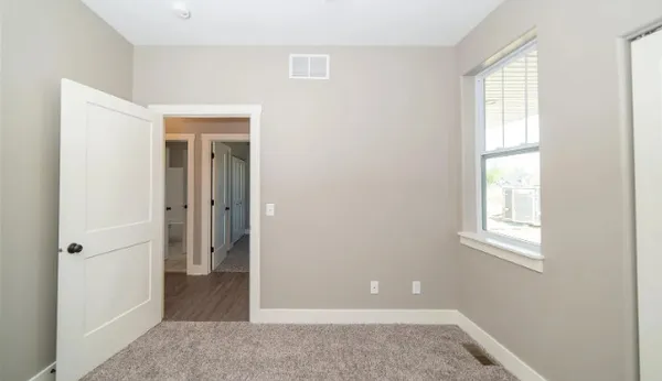 a view of a hallway with a hallway