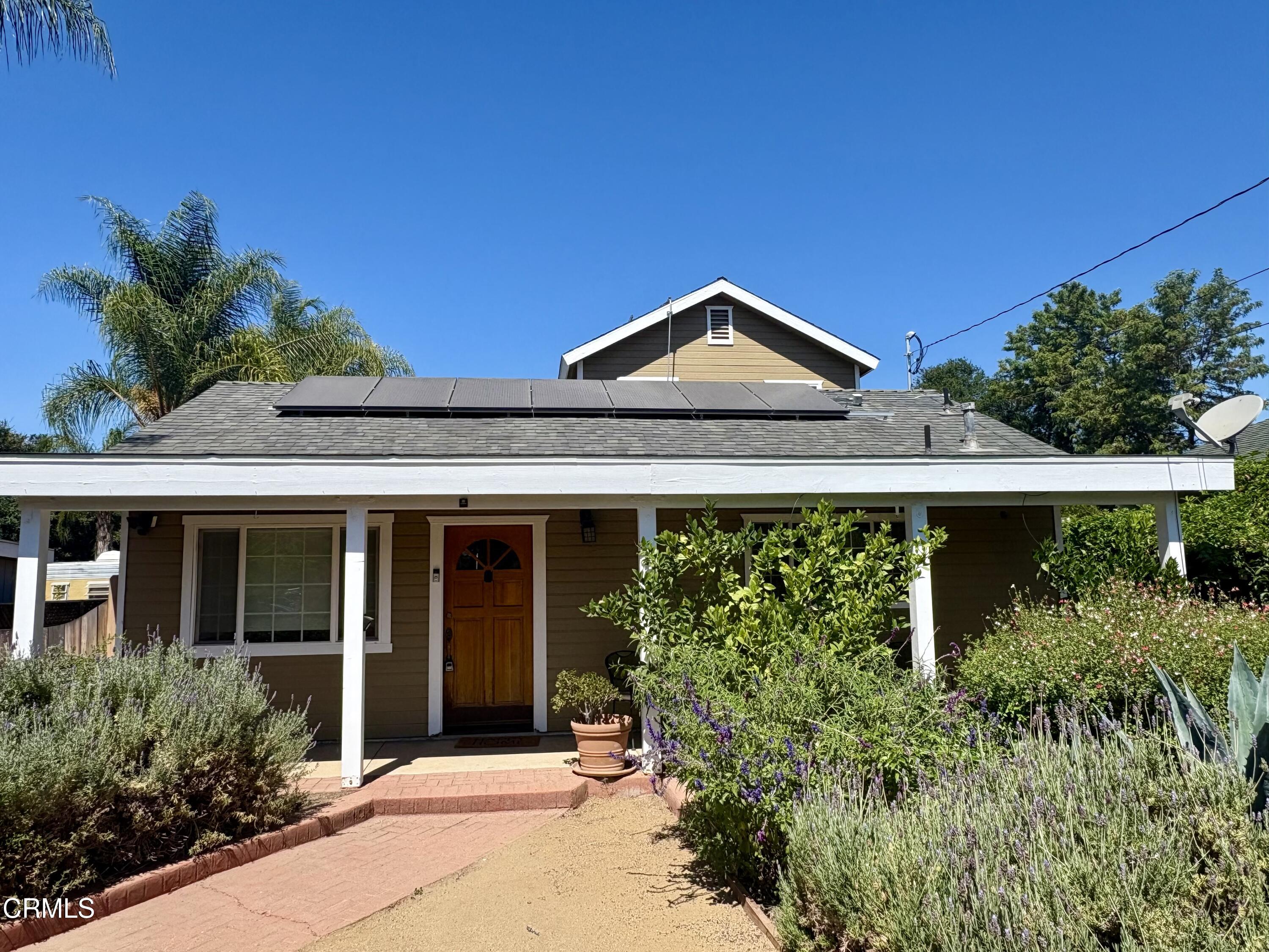 133 Prospect Street Oak View, CA 93022 - Photo 2 of 19 front view of a house with potted plants