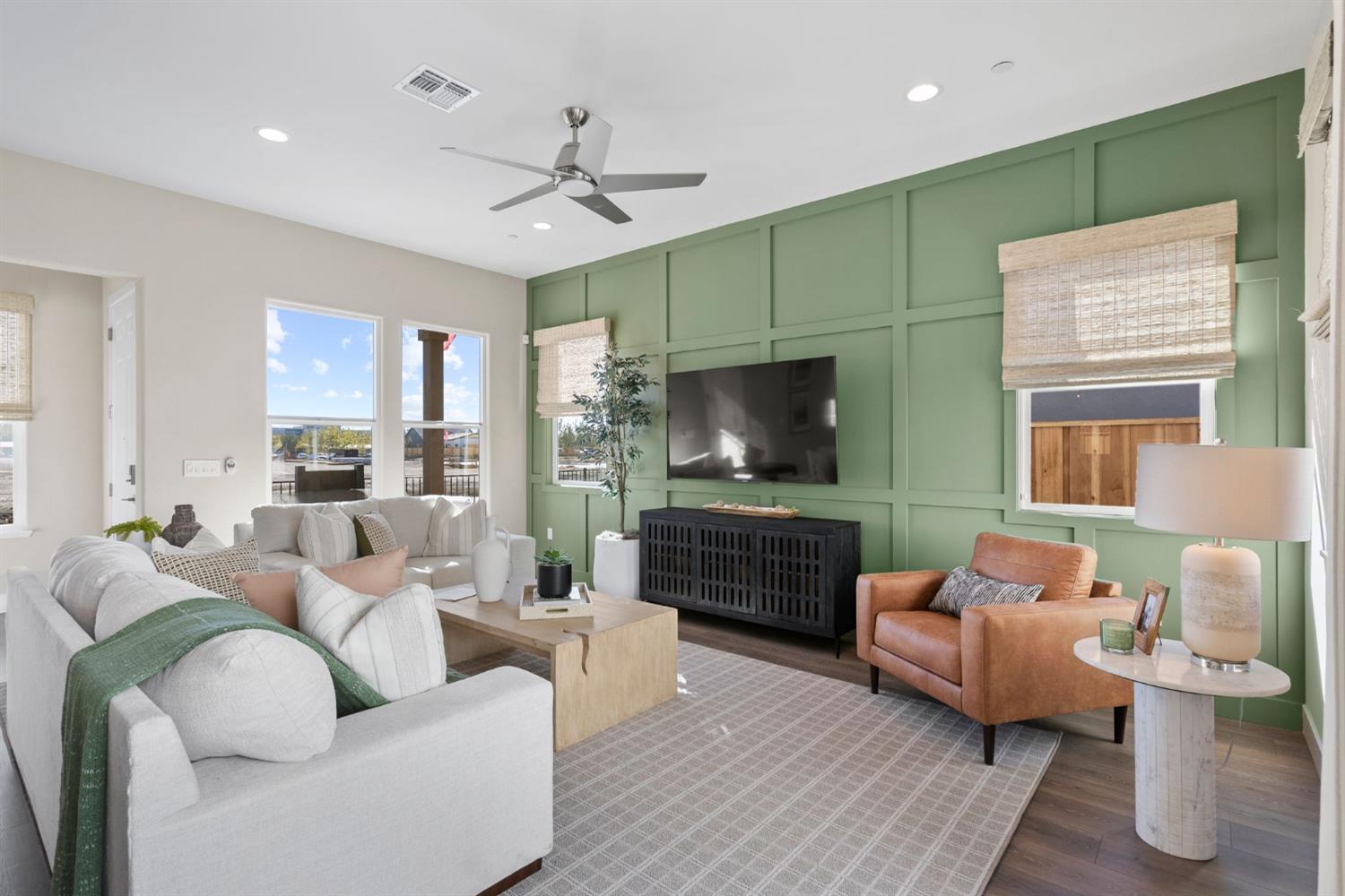 1838 Foster Lane Davis, CA 95616 - Photo 3 of 56 a living room with furniture and a flat screen tv