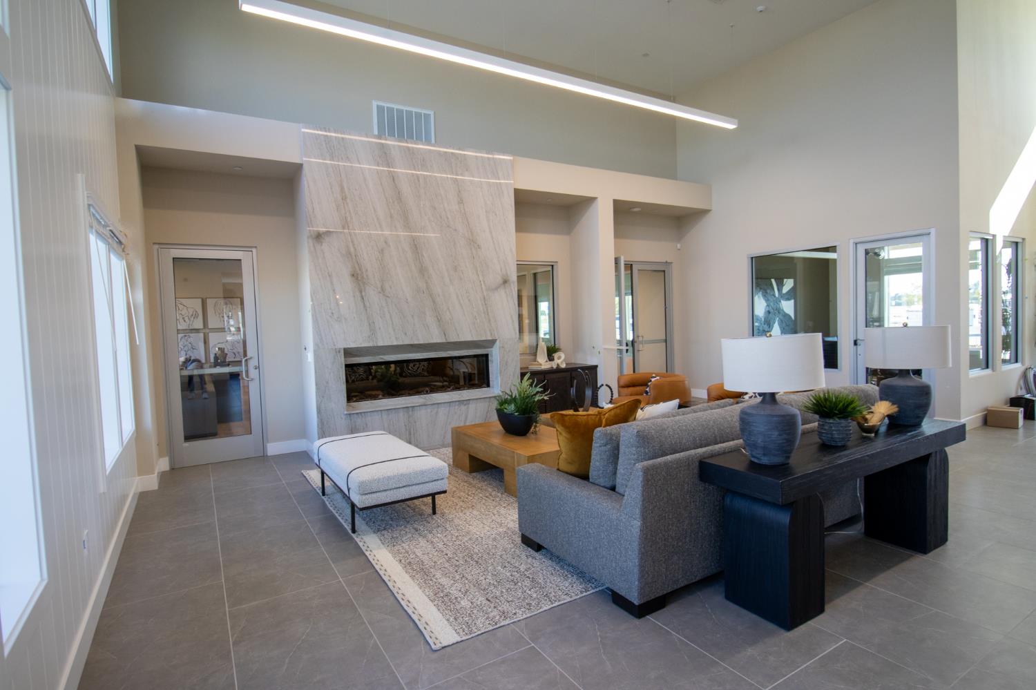 1838 Foster Lane Davis, CA 95616 - Photo 47 of 56 a living room with furniture and a fireplace