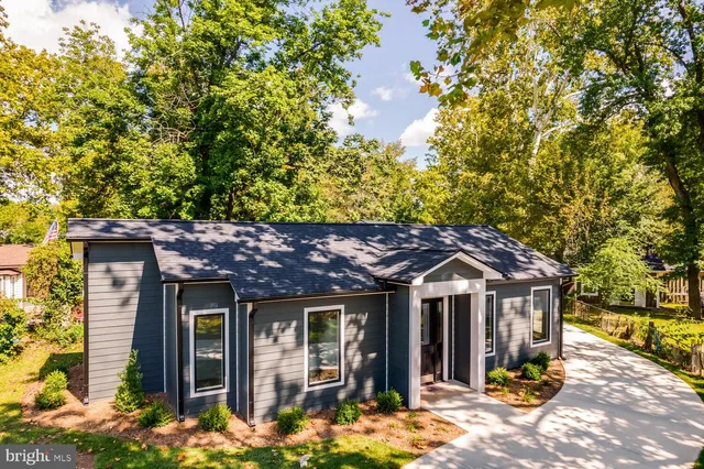 a aerial view of a house