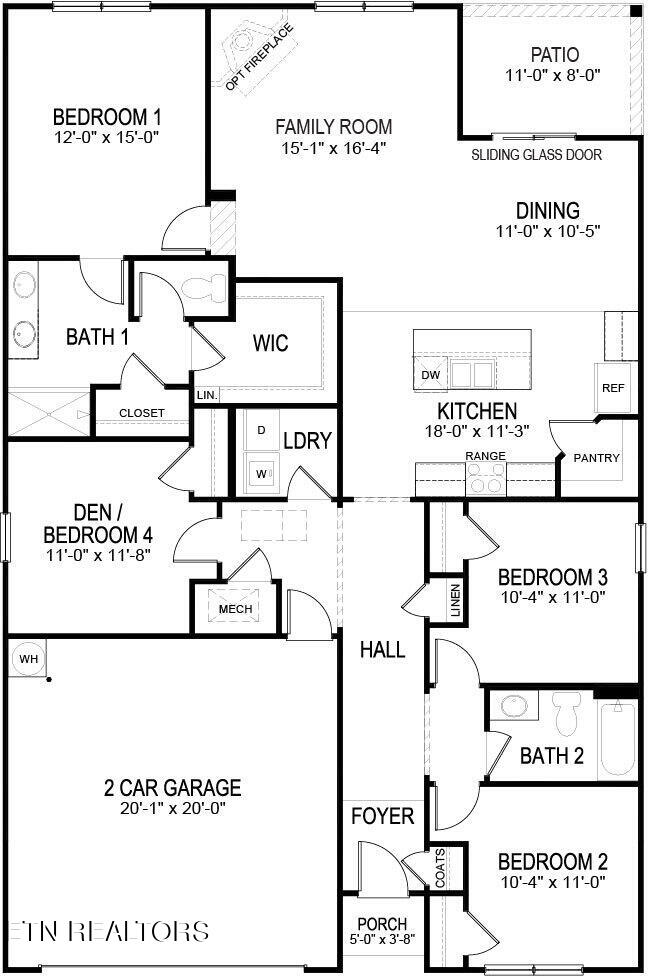 3503 Rylee Jean Way Maryville, TN 37804 - Photo 2 of 2 Cali Floor Plan Horton E